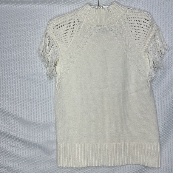 Fringed Sweater Tee Anthropologie - Picture 8 of 11